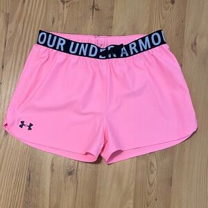 Under Armour Kids Pink Athletic Shorts